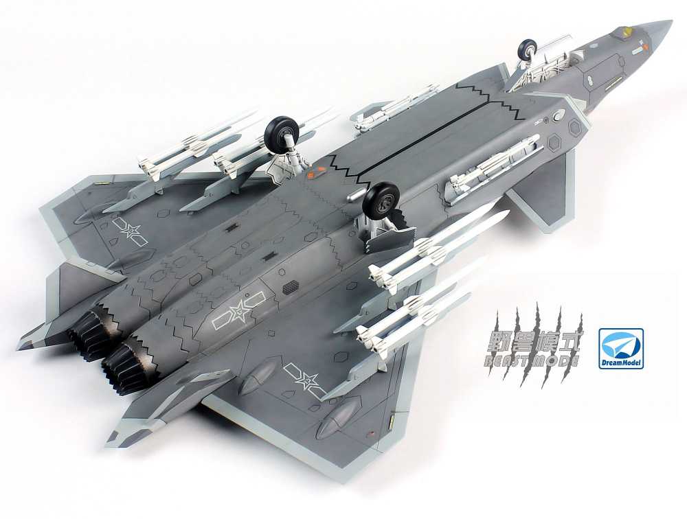 DMO720010BM ドリームモデル 1/72 J-20 「威龍」 中国空軍 ステルス