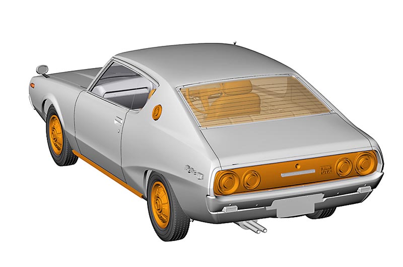 HC55 1/24 ニッサン スカイライン HT 2000GT-X （KGC110）【HC55