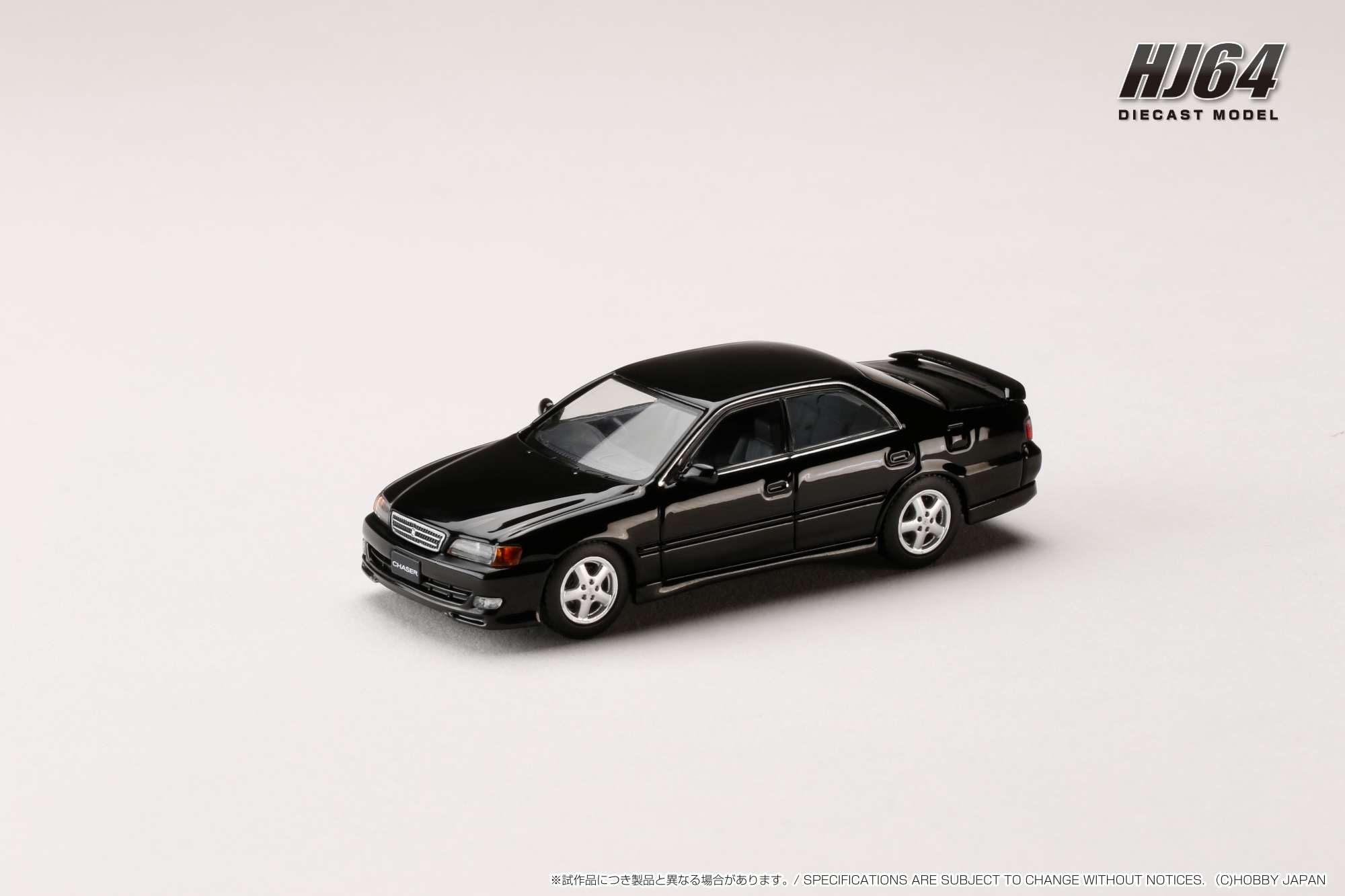 1/64 トヨタ チェイサー TOURER V (JZX100) 1998 ブラック（カスタム