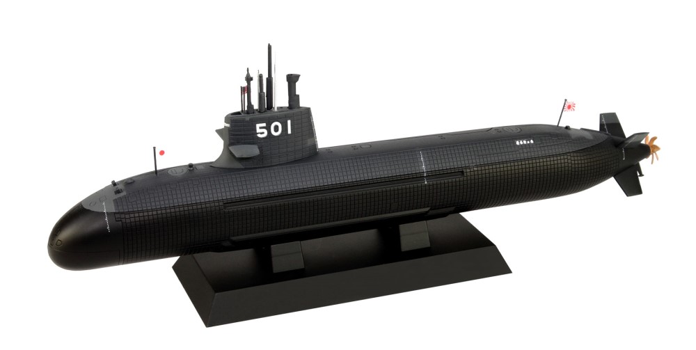 海上自衛隊 潜水艦 SS-516 らいげい（2隻入り）【J111:4986470022659