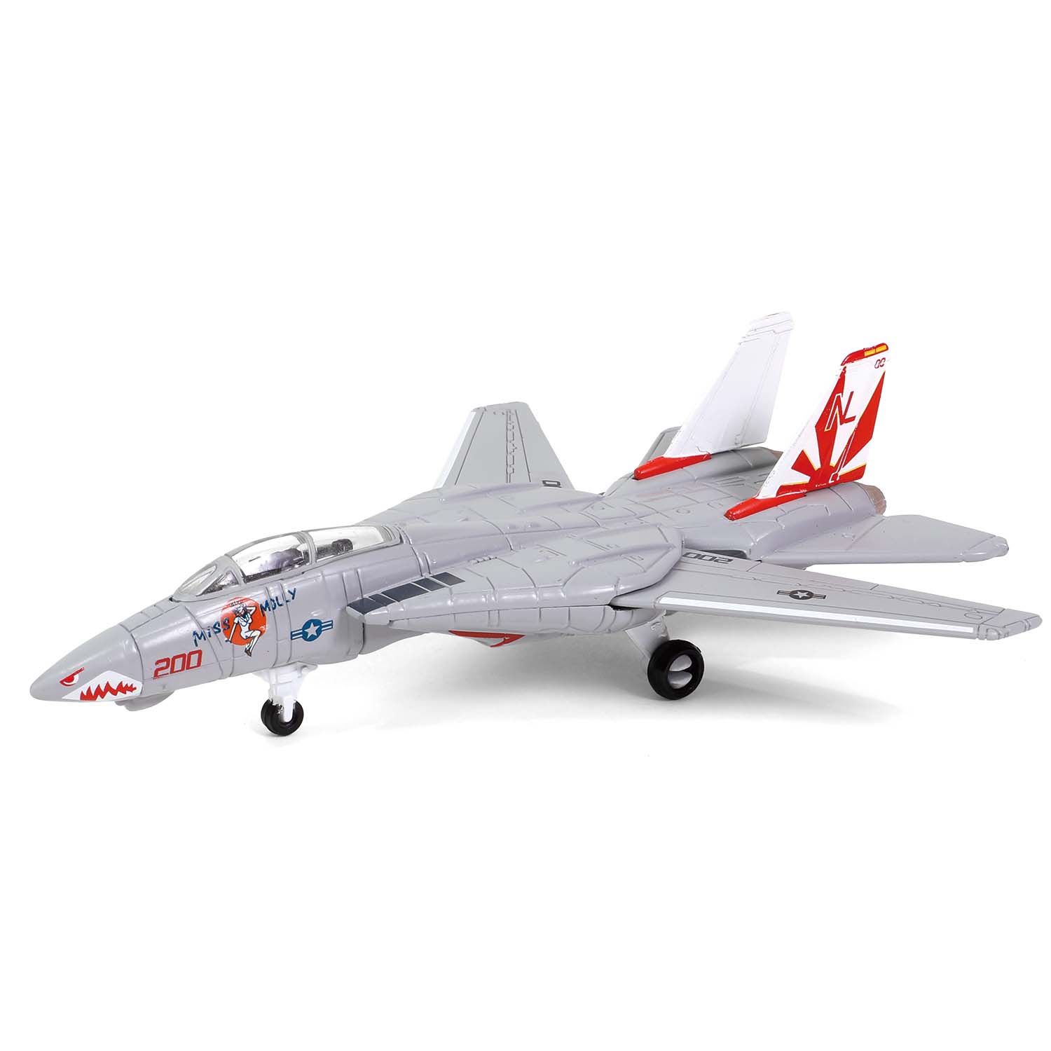 アメリカ海軍 F-14 トムキャット VF-111 サンダウナーズ ＆ 空母