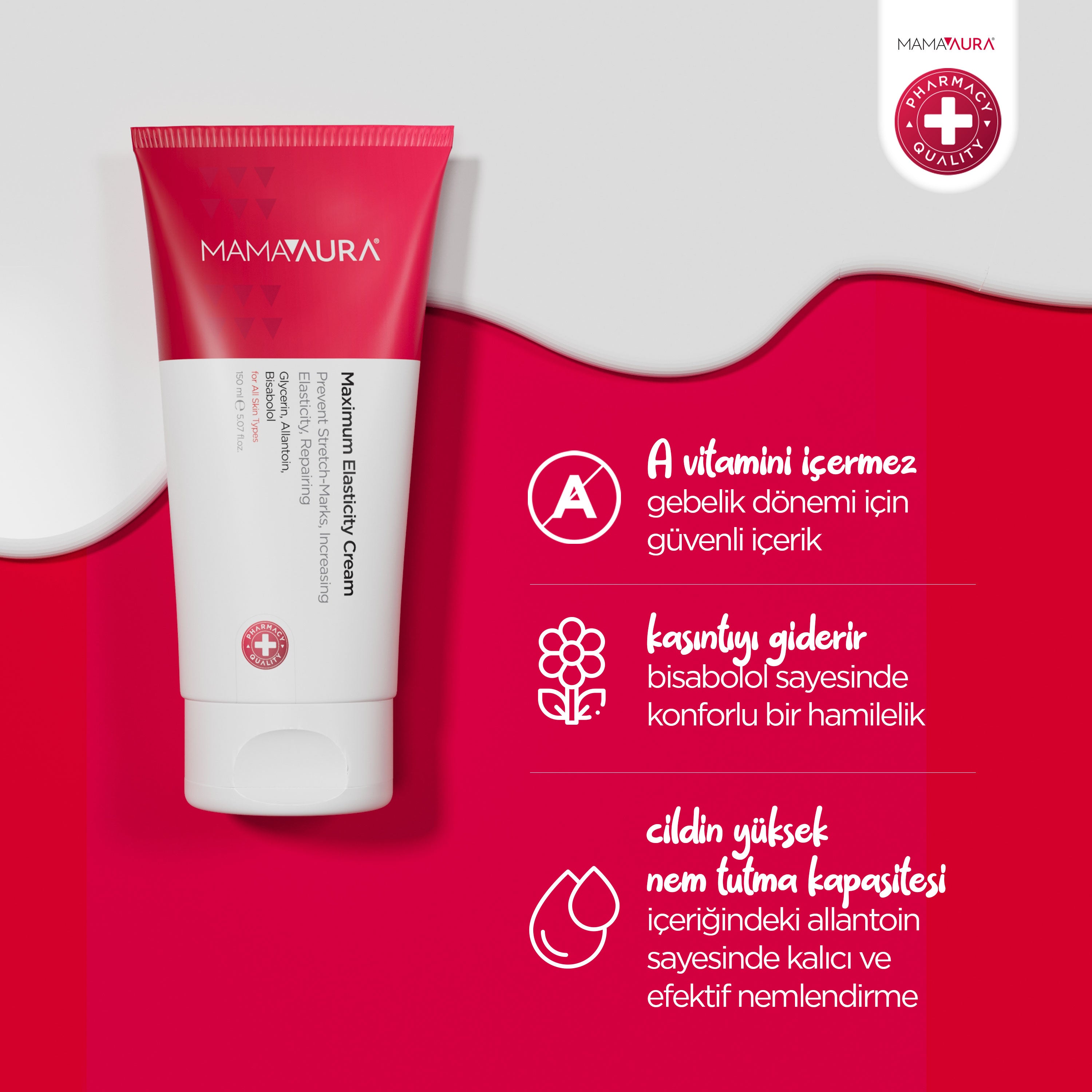 Mamaaura Maximum Elasticity Cream 150 ml – Mamaaura Türkiye