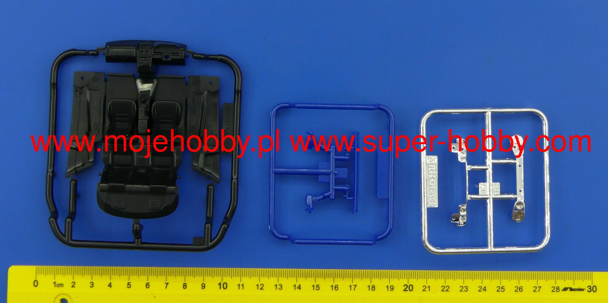 SNAP KIT#11-A Nissan R34 Skyline GT-R Bayside Blue Aoshima 06250