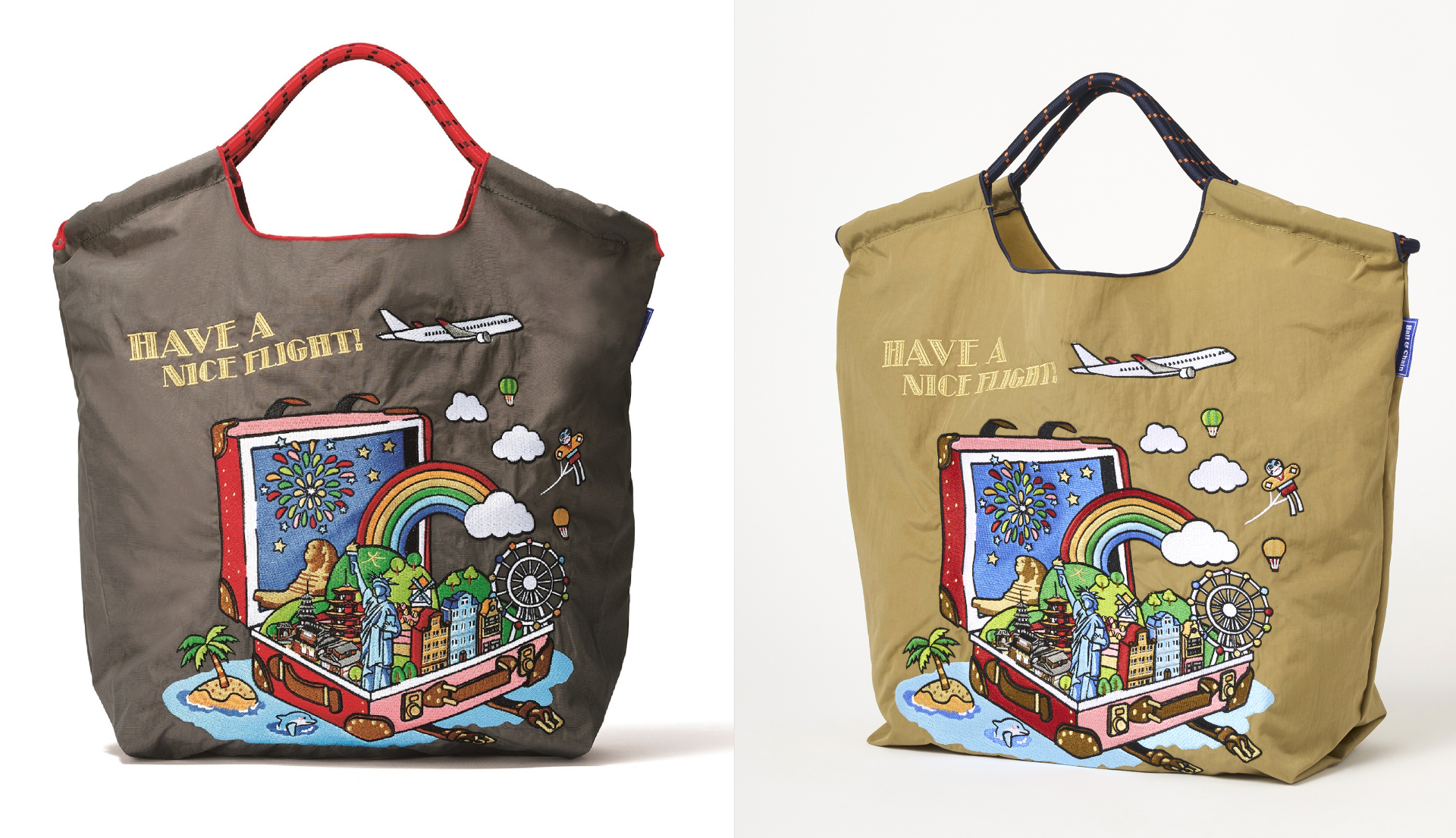 JAL、Ball＆Chainと初コラボ。世界の旅をイメージしたオリジナル刺繍
