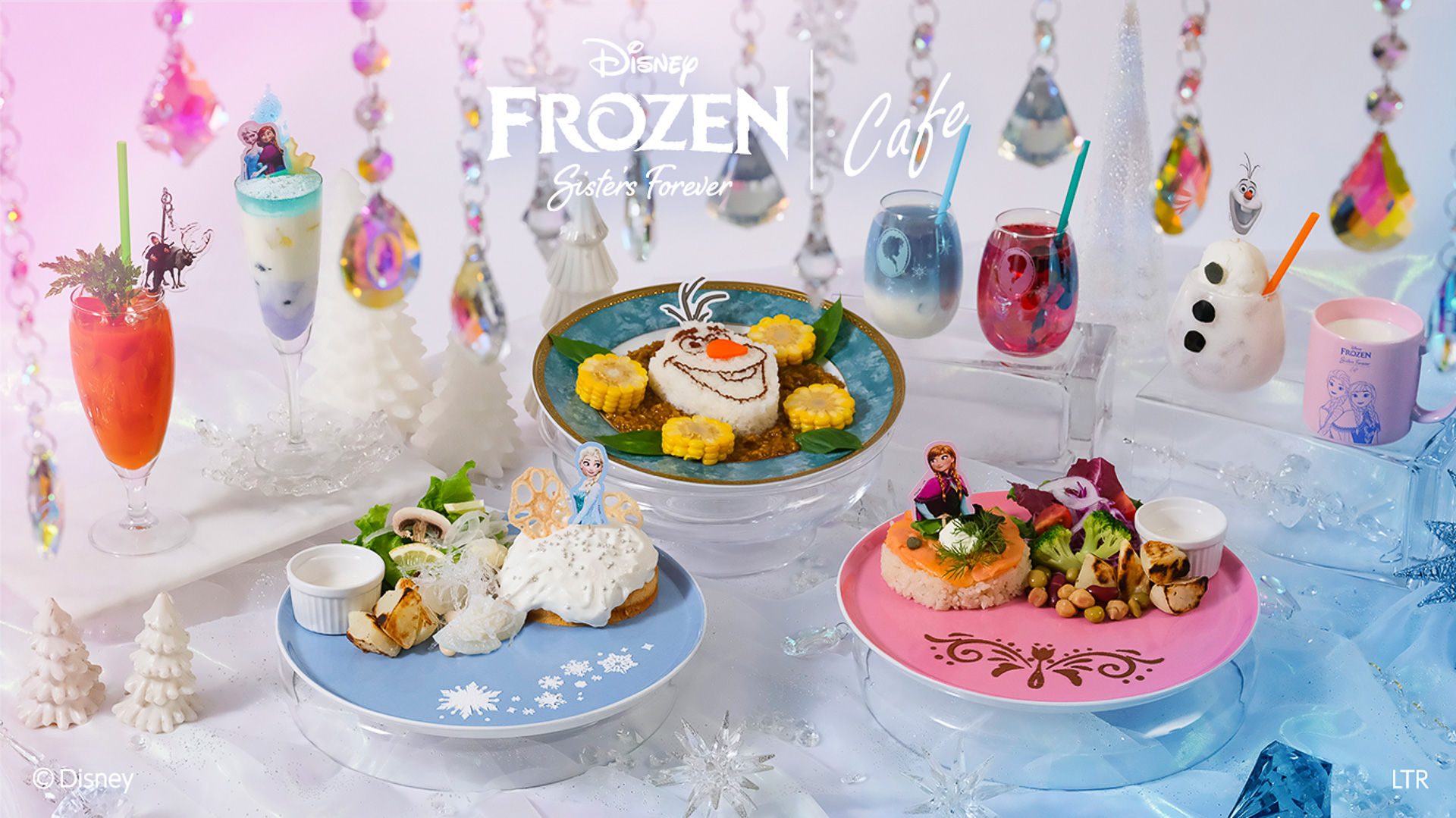 アナ雪公開10周年をカフェお祝い！ OH MY CAFEが東京・大阪で期間限定