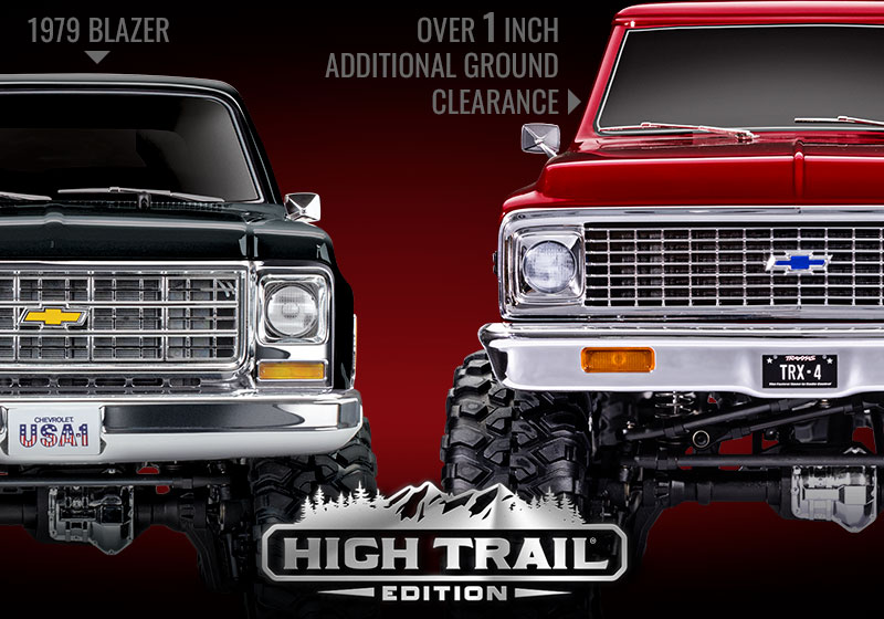 TRAXXAS TRX-4 CHEVY K5 HIGH TRAIL CRAWLER BLAZER BLACK NEW