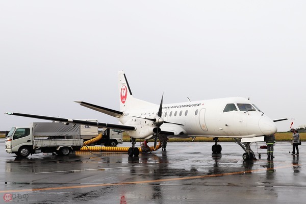 JACのサーブ340B 12月20日にラストフライト！ 27年の歴史に幕 JAL