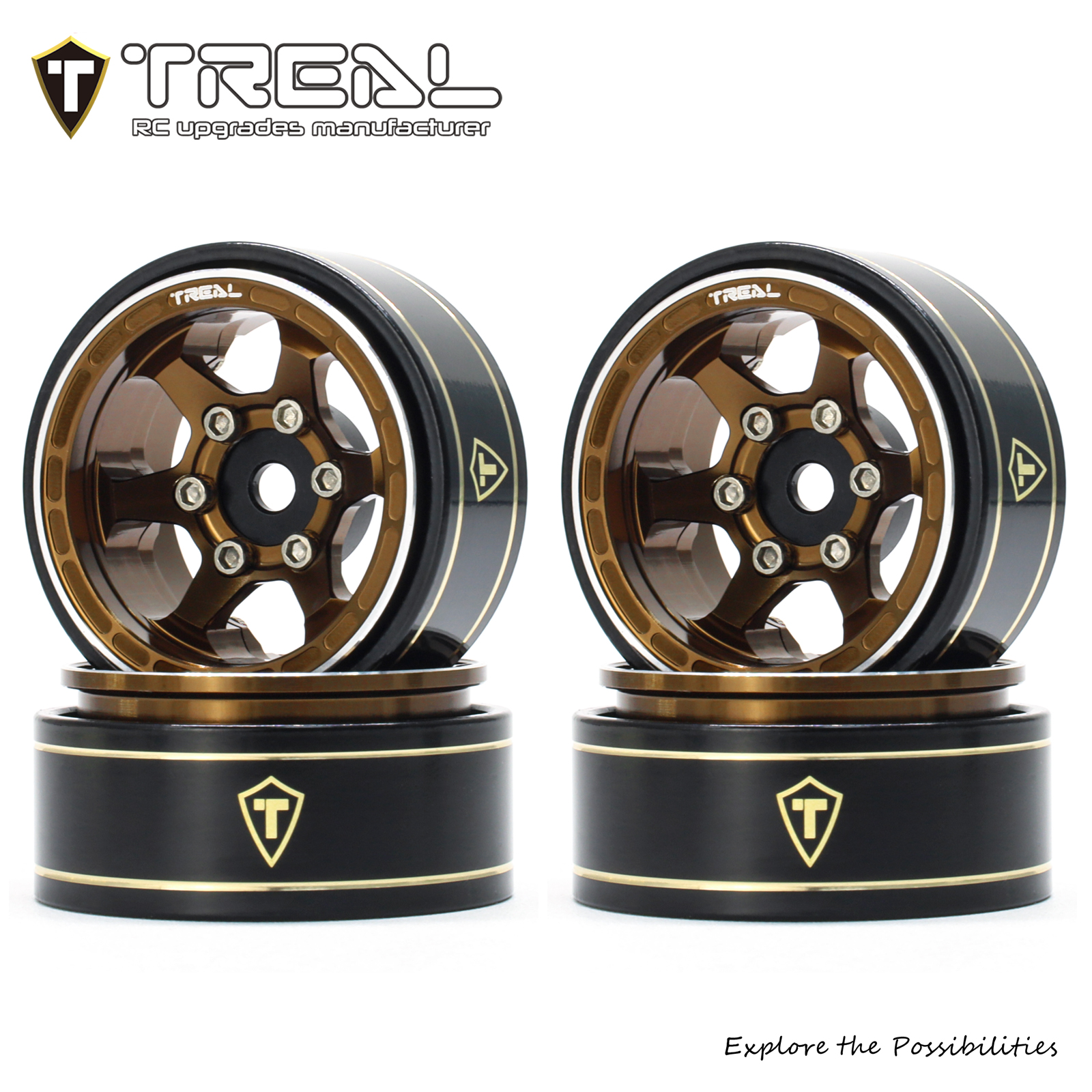 TREAL SCX24 Beadlock Wheels - Best SCX24 Tires