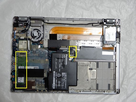 パナソニック Let's note CF-MX5のSSD交換手順