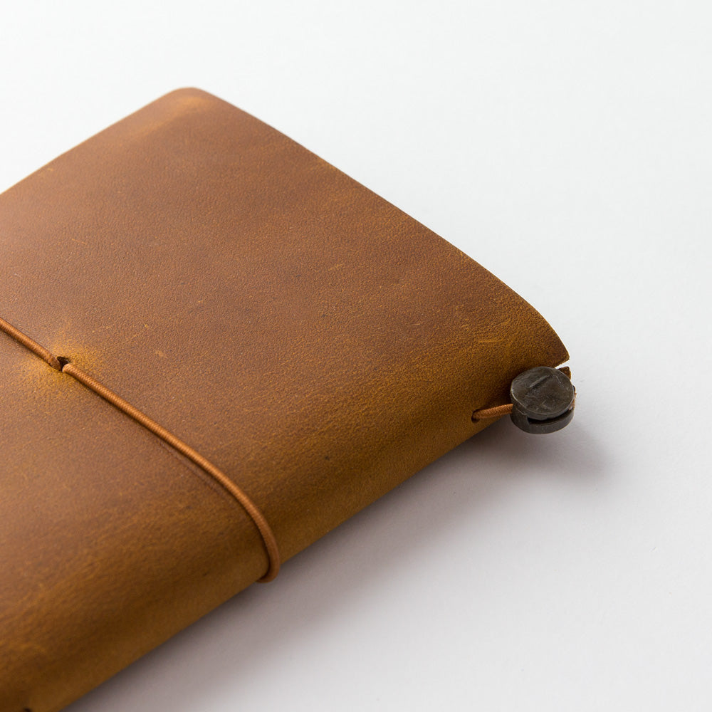 TRAVELER'S notebook Starter Kit-Passport Size in Camel — Two Hands