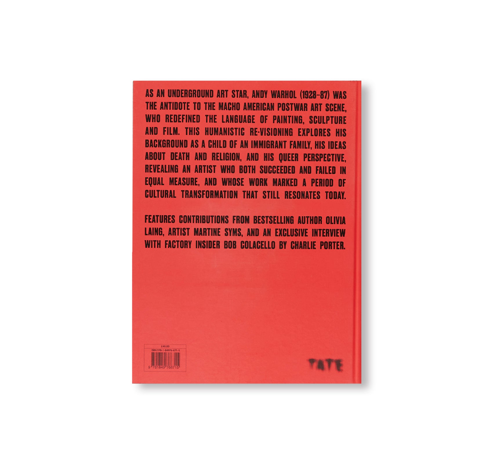 ANDY WARHOL by Andy Warhol [HARDCOVER] – twelvebooks
