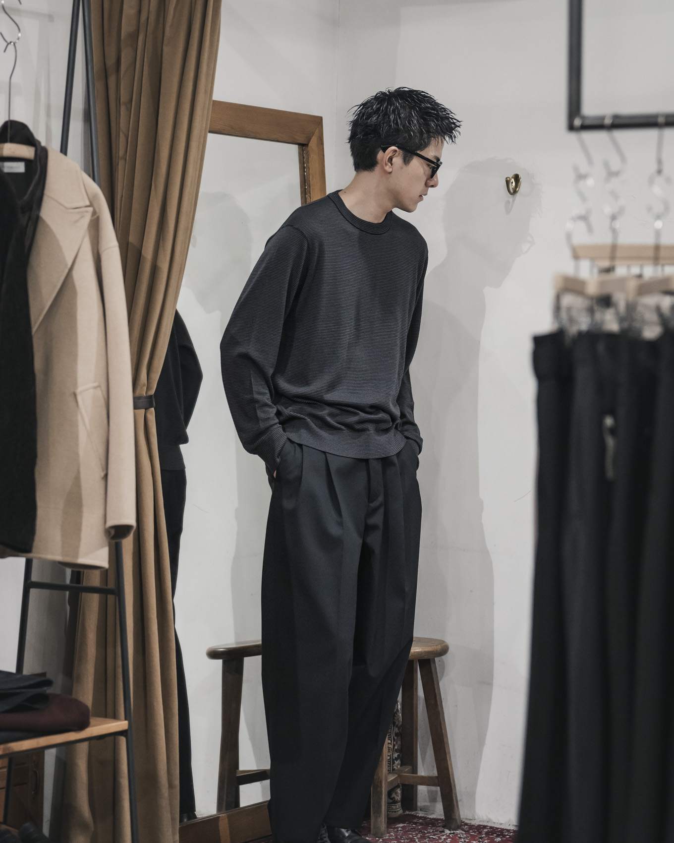 HEUGN / Roger Boarder Wool T L/S | twelve