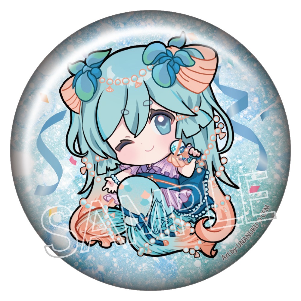 初音ミク あやかしステージ キラキラ缶バッジ - 株式会社ツインクル