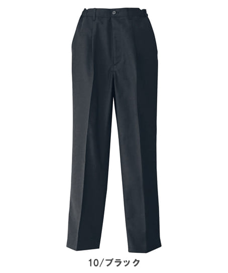 全3色】レディースワンタックチノパン（帯電防止・ストレッチ・脇ゴム