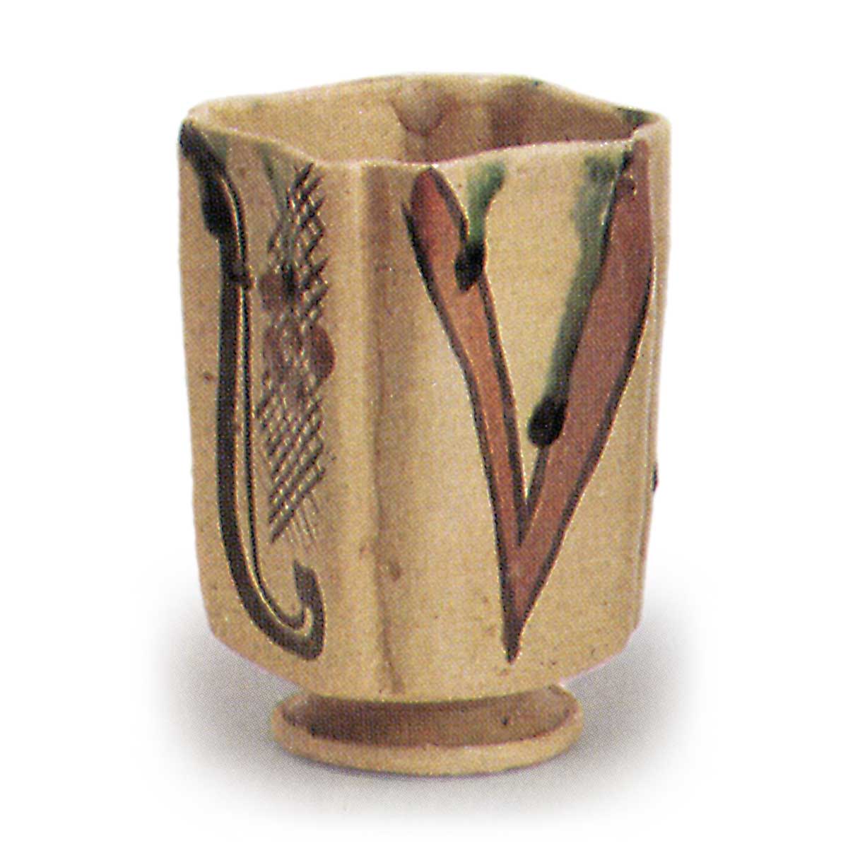 織部 高脚 四方 向付 | 鶴田 純久の章 お話