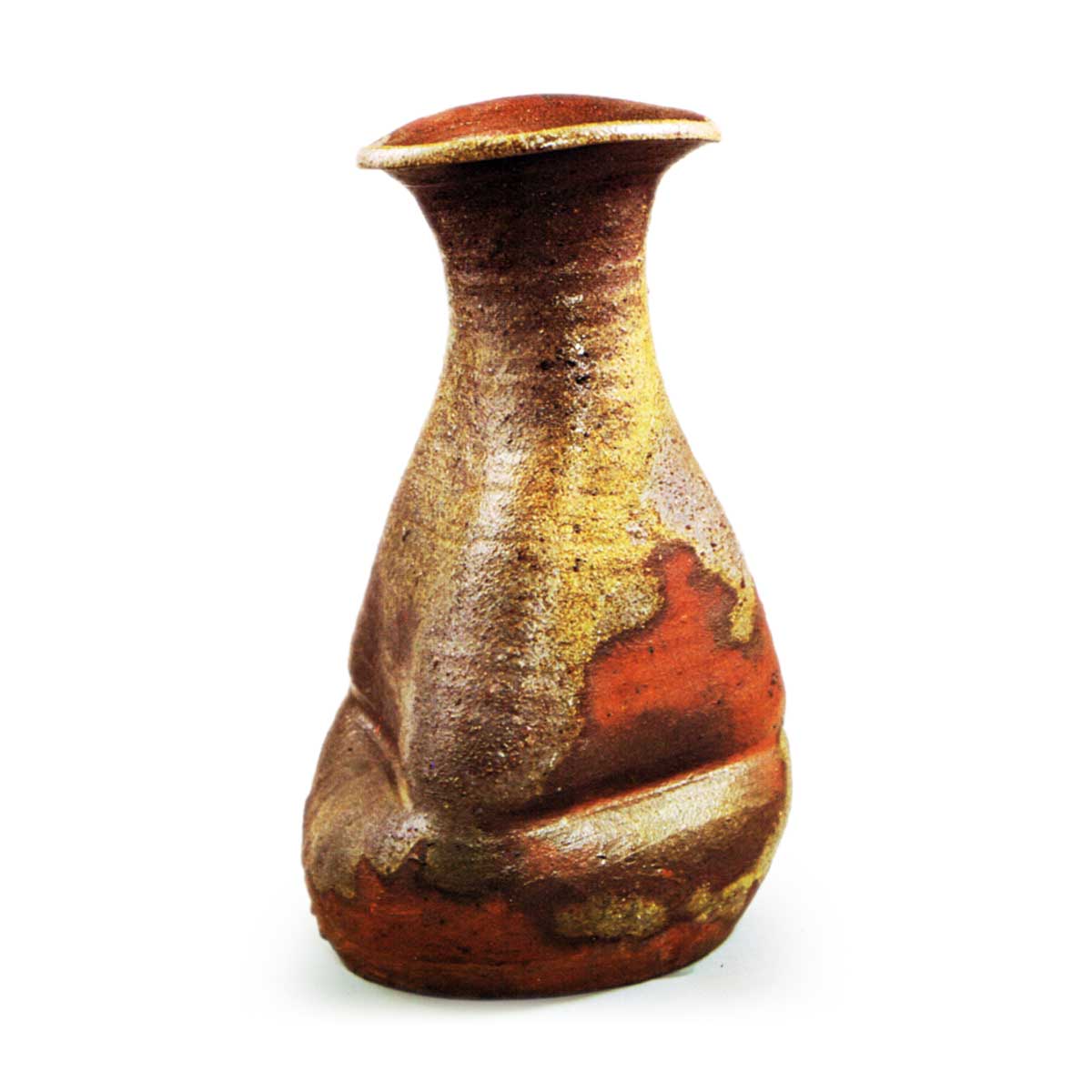 作家物 銀彩花器 / 陶器 陶芸 花瓶 花器 壺 角壺 作家 民藝 民芸 骨董