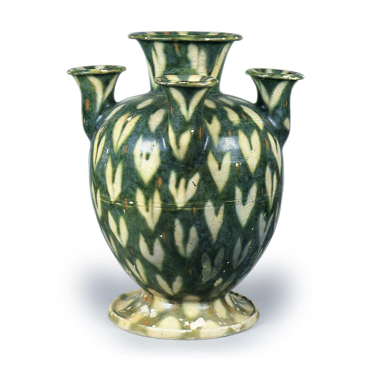 三彩 多口瓶 | 鶴田 純久の章 お話