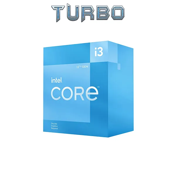 Intel Processor Core i3-12100F 6 Cores up to 4.3 GHz LGA1700 12M Cache