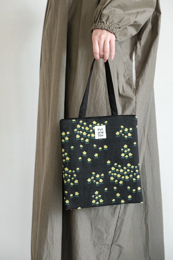 pot and tea ポットアンドティー 9つの花ミニバッグ(basic) | T.T. GARRET