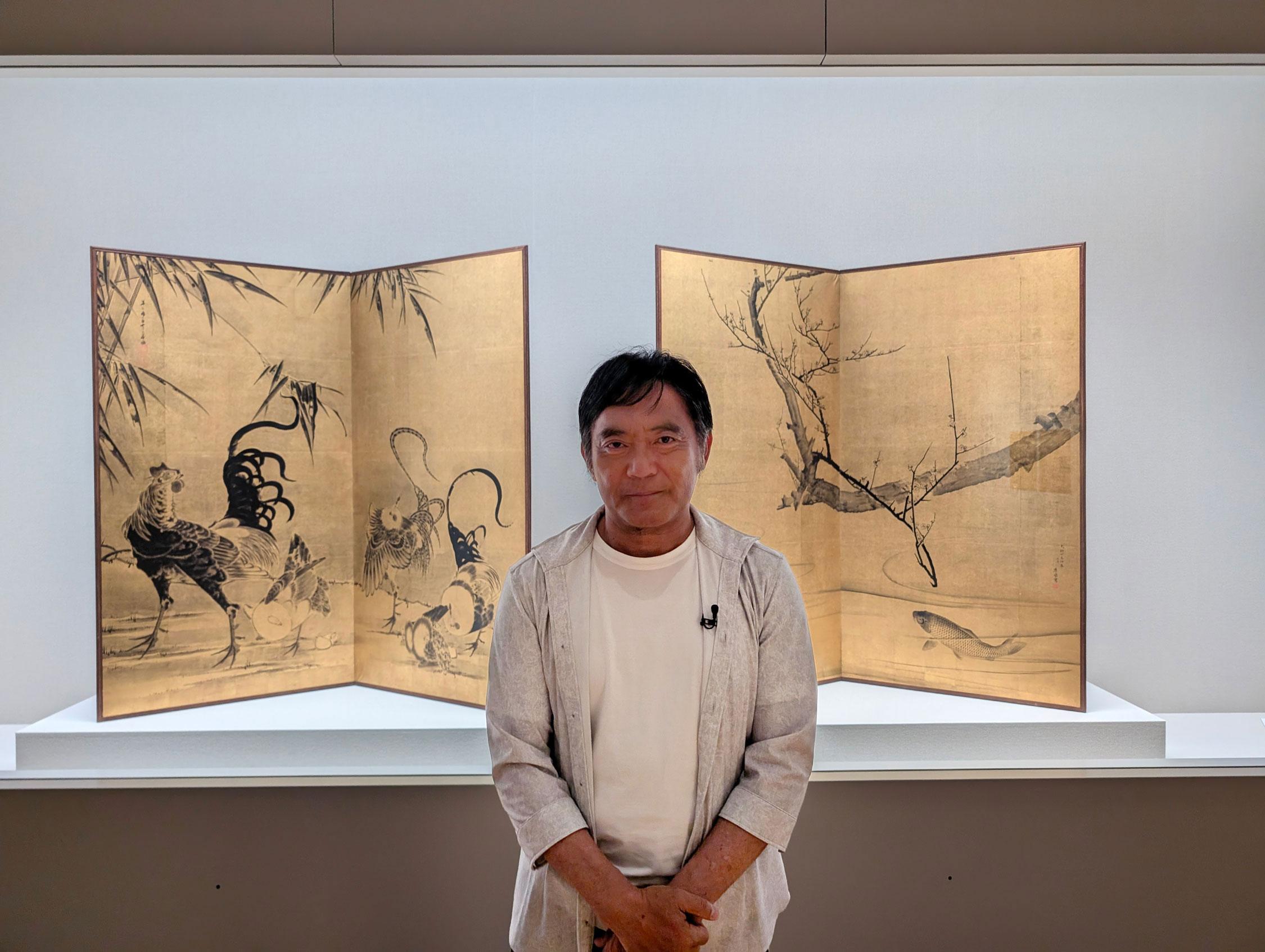 新発見！若冲と応挙による屏風絵 奇跡のコラボ誕生物語！躍動する鶏と