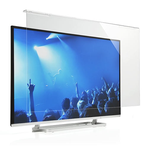 液晶テレビ保護パネル 49/48インチ対応 アクリル製 グレア 200-CRT022