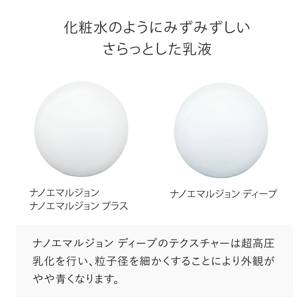 ナノエマルジョン／ナノエマルジョンプラス／ナノエマルジョンディープ