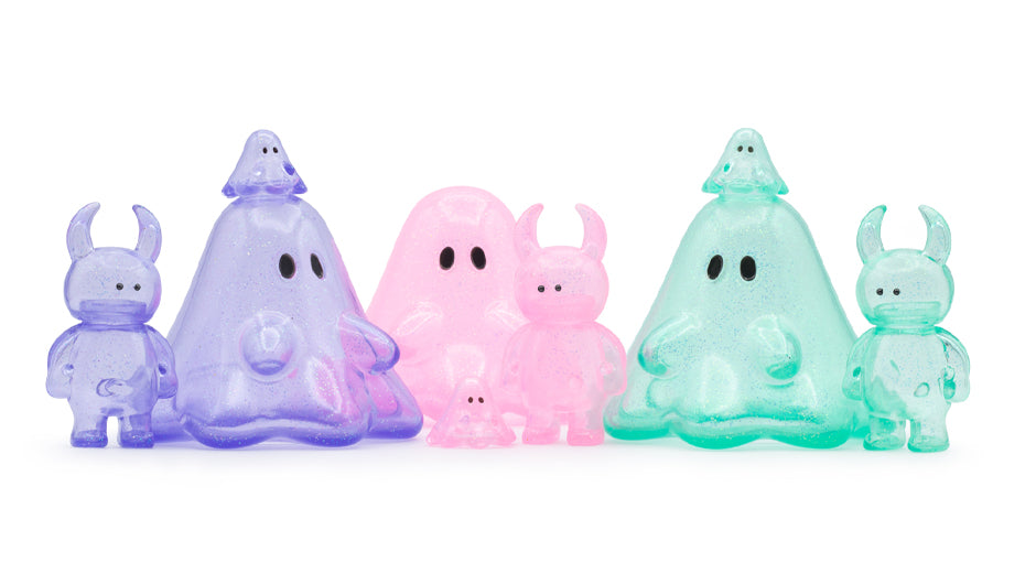 BIG BOO CLEAR PINK GLITTER / ビッグおばけちゃん クリアピンクラメ