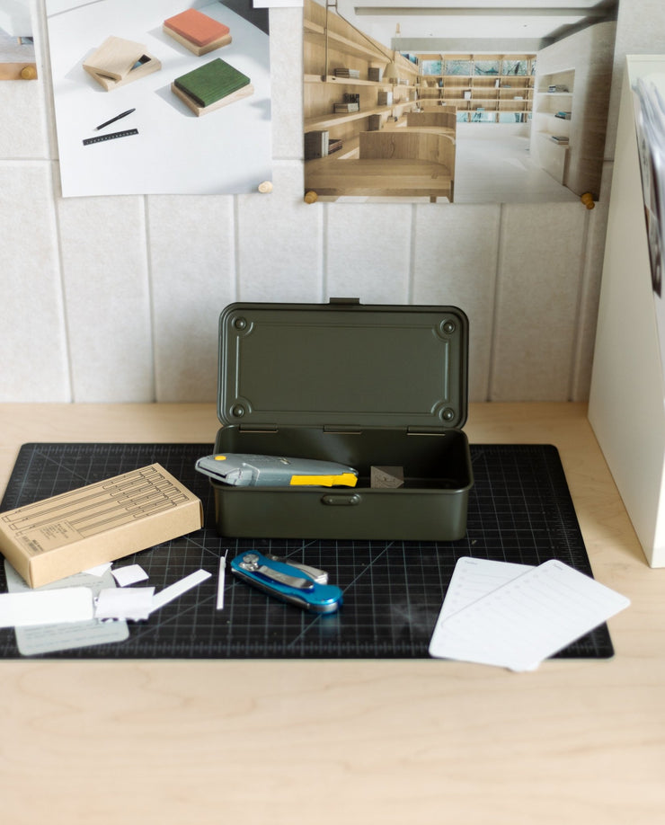 Toyo Steel Stackable Storage Box T-190 (Military Green) – Ugmonk