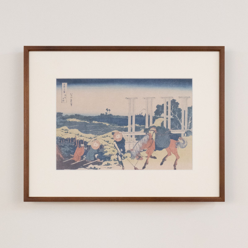 葛飾北斎：富嶽三十六景：【7】武州千住 | 江戸浮世絵研究所