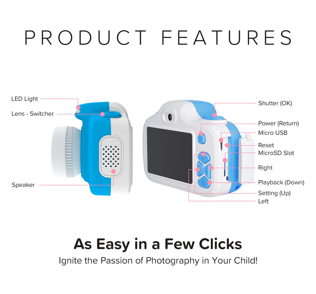 Dual Lens Camera for Kids UK | myFirst Camera 3 – myFirst UK