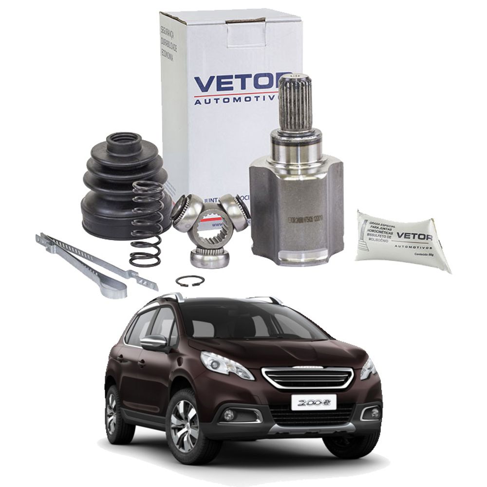 Tulipa Trizeta Peugeot 2008 2016 a 2023 - 806567 - VT5435 - UMEC