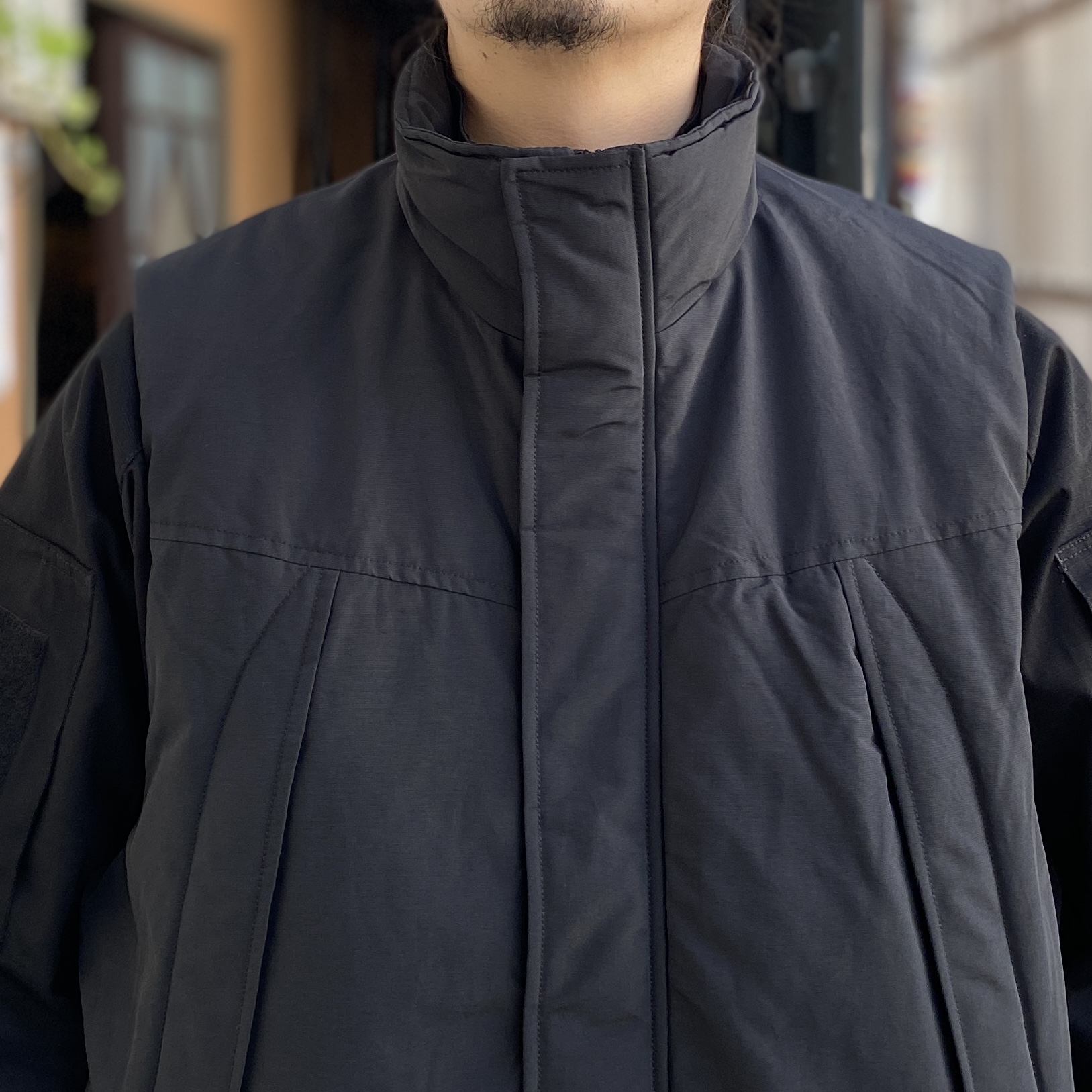 Audience】60/40クロス Sorona Dupont 中綿 PCU LEVEL7 ベスト Black