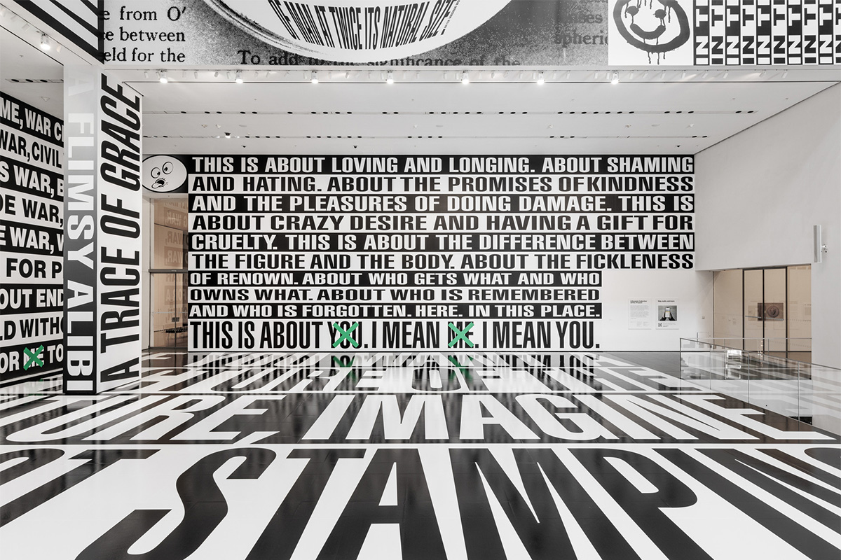 BARBARA KRUGER'S EXHIBITION 