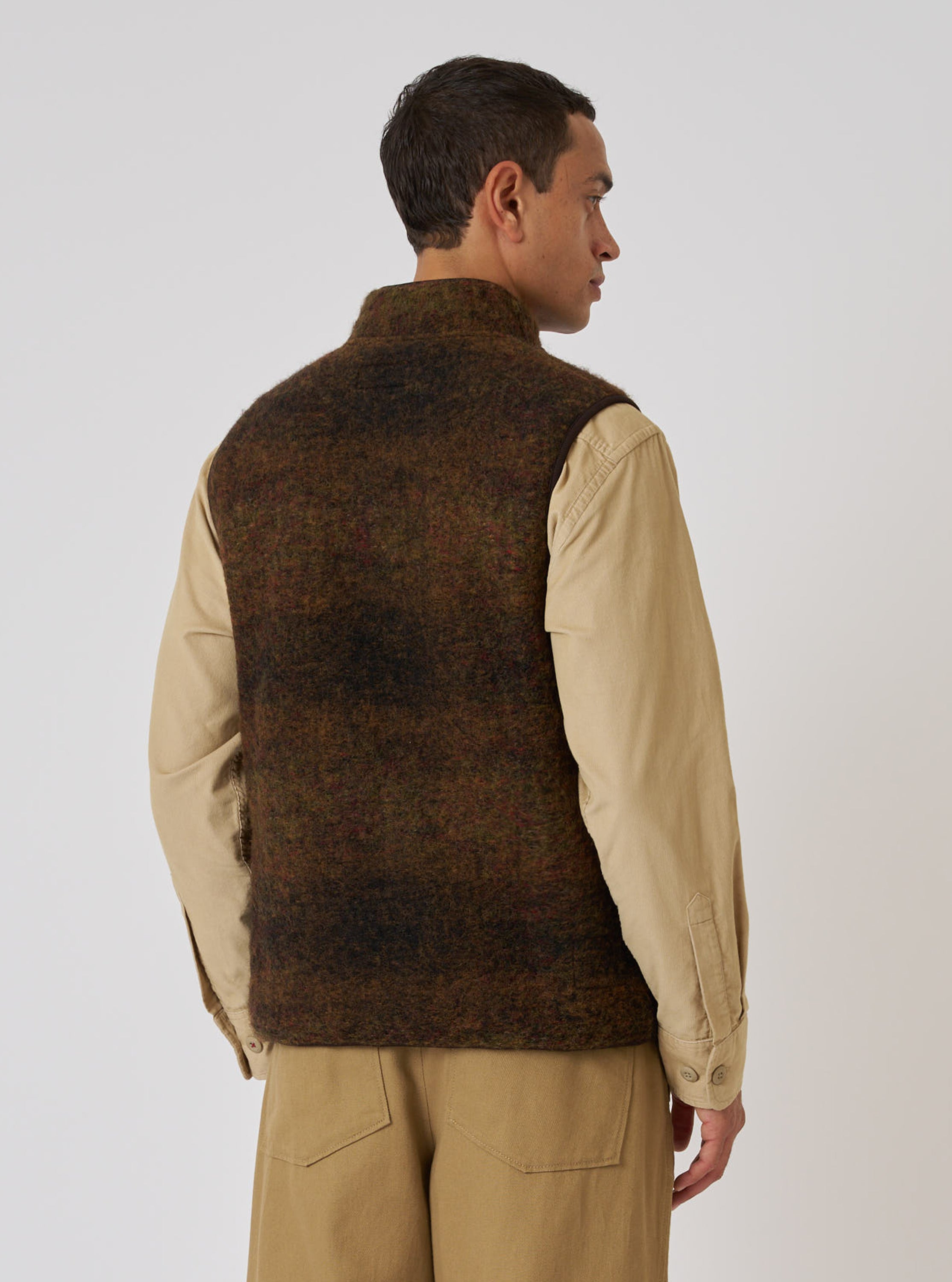 Men's Brown Alps Fleece Climbing Gilet – Universal Works