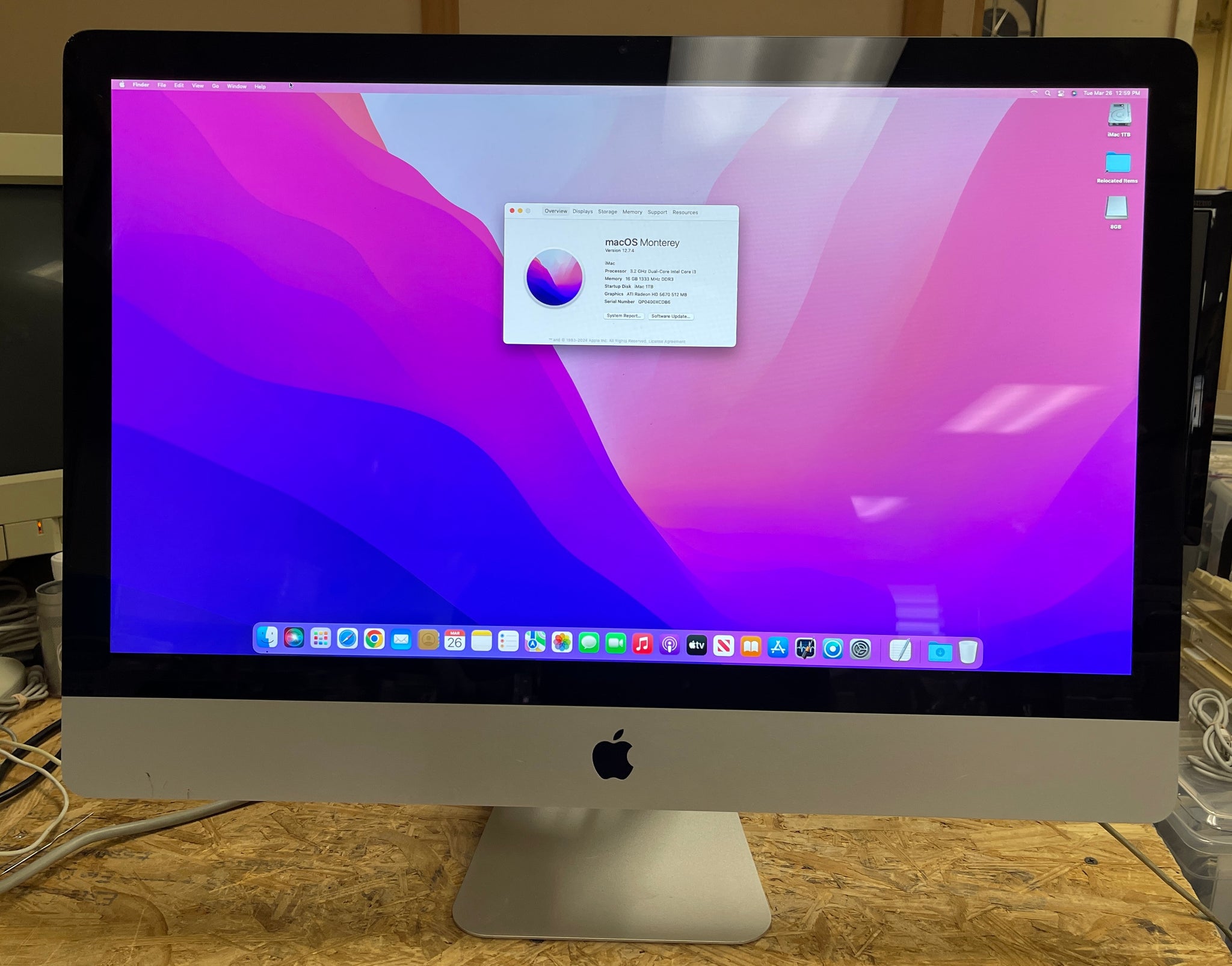 Apple iMac 27-inch Mid 2010 3.2GHz Dual-Core Intel Core i3