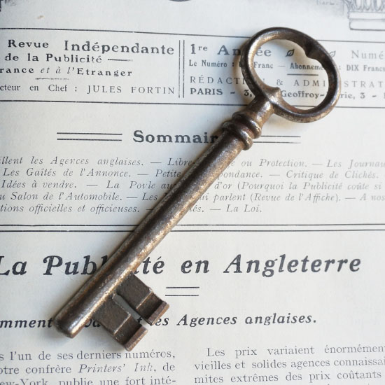 アンティーク 鍵（Y-875） - アンティーク家具・雑貨専門店 unikk