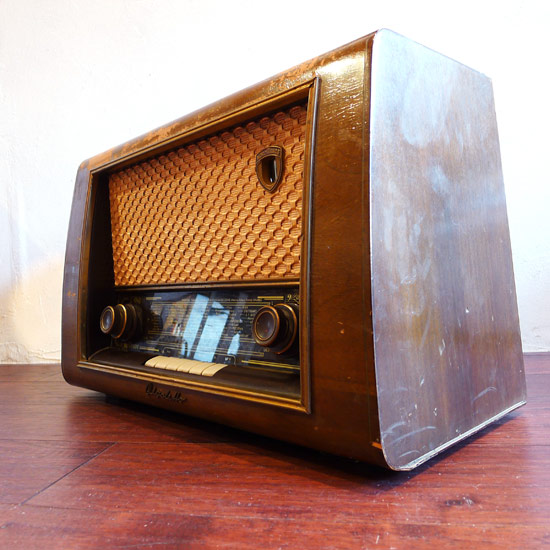 アンティーク 真空管ラジオ Rigoletto FA-55 Nordmende（uaa1001