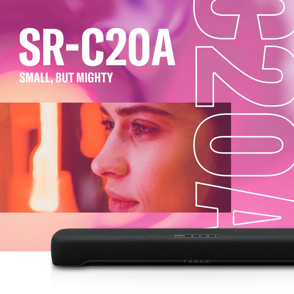 SR-C20A Compact Sound Bar, Built-in Subwoofer - Yamaha USA
