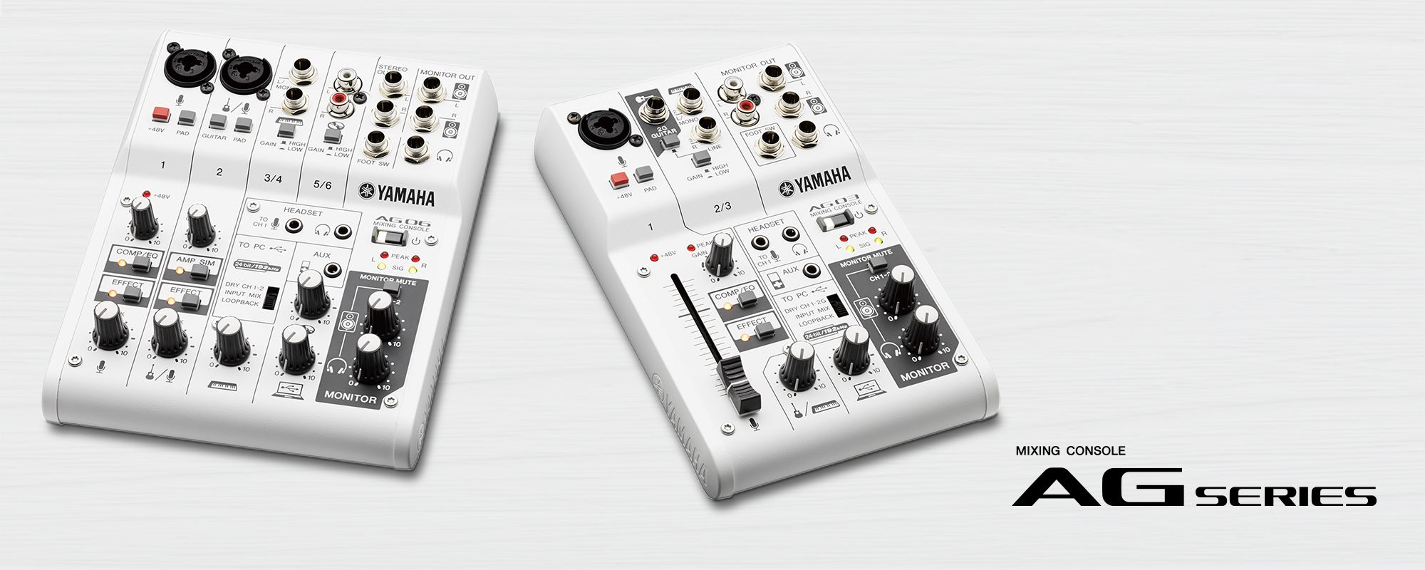 AG06 / AG03 - Overview - Interfaces - Synthesizers & Music