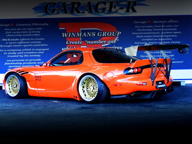 ROCKETBUNNYワイドボディ!バックマウントGTスワンウイング!FD3Sマツダ