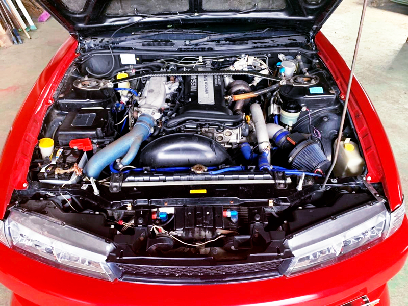 SR20DET＆パワーエンターPE1420タービン!ECU書換!前後ワイドフェンダー