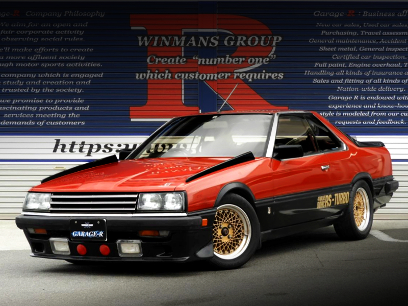 西部警察マシンRSルック仕上げ!赤×黒ツートン塗装!DR30スカイライン