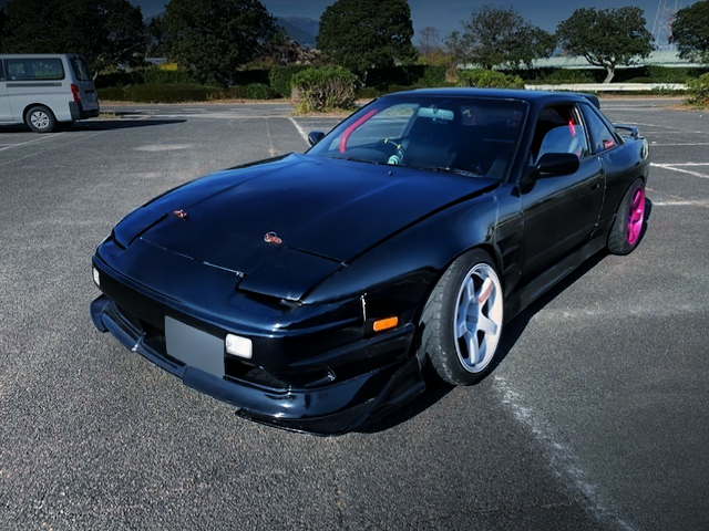 180SX顔ワンビア化!SR20DET改T518Zタービン!金プロ!S14用5MT!S13
