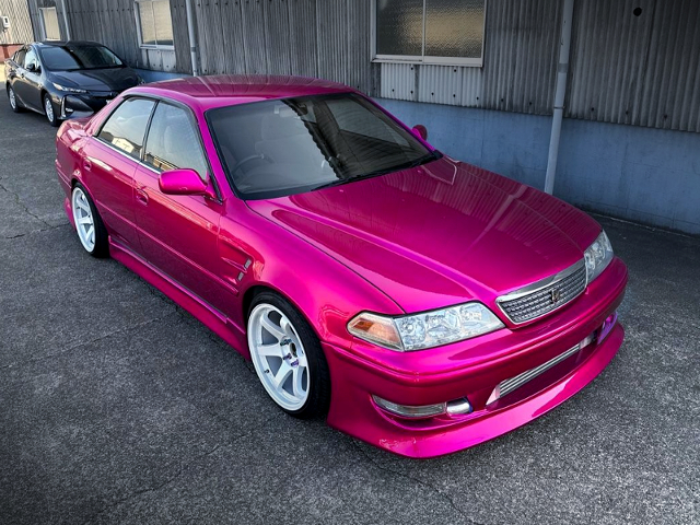 1JZ-GTE＆社外シングルターボ!5速MT!ピンク全塗装!100系トヨタ・マーク