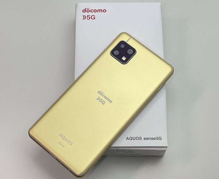 AQUOS sense5G（ドコモ版SH-53A）実機レビュー、使い方 – コスパ◎で