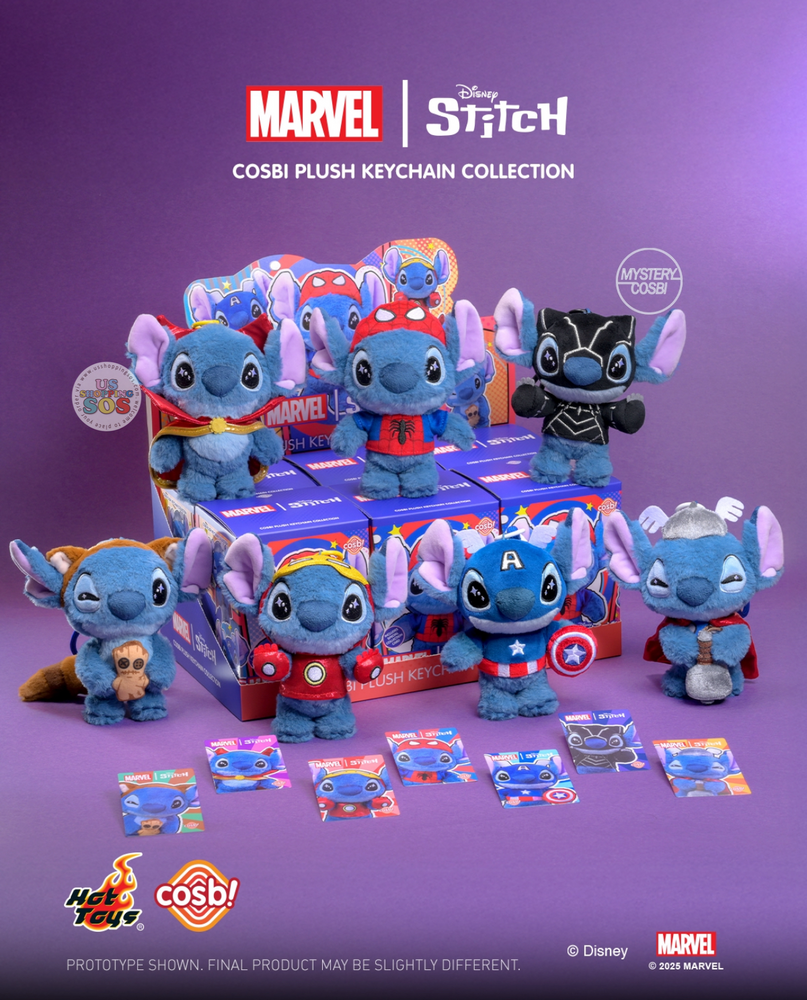 Hot Toy Cosbi - Marvel Stitch Blind Box Plush Keychain (Release