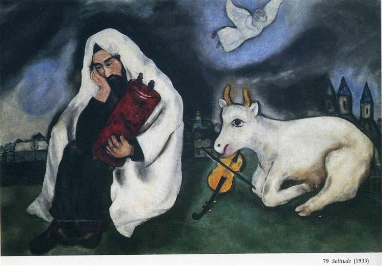 Solitude, 1933 - Marc Chagall - WikiArt.org