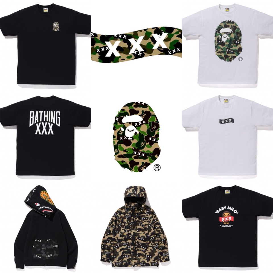 BAPE®︎ × GOD SELECTION XXX】最新コラボコレクションが12月14日に