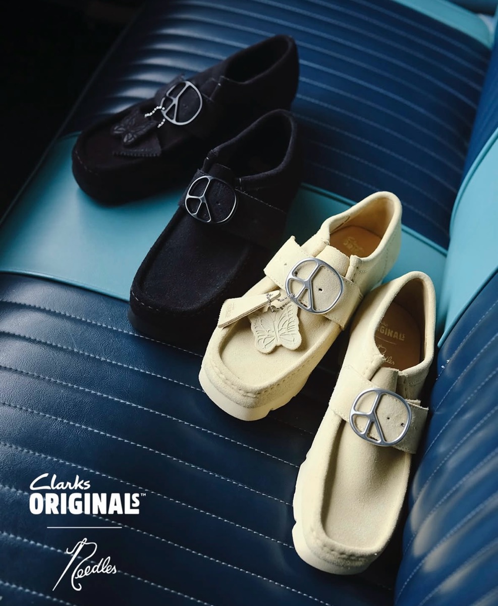 NEEDLES x Clarks 3タイプの『Wallabee』が国内4月5日より発売 | UP