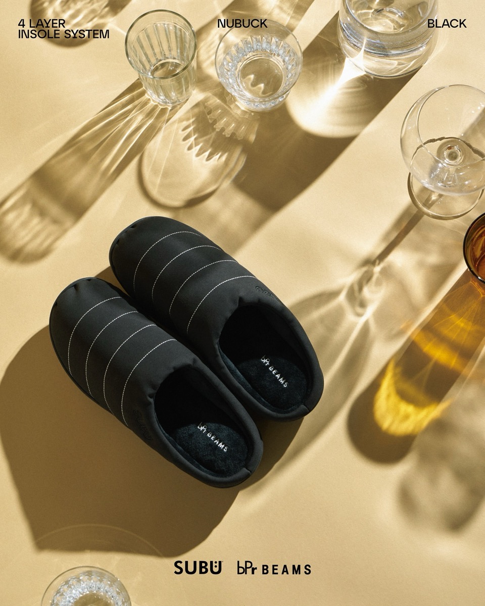 SUBU x bPr BEAMS 25FW 冬用別注サンダルが国内発売開始 | UP TO DATE